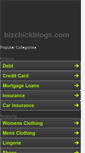 Mobile Screenshot of bizchickblogs.com
